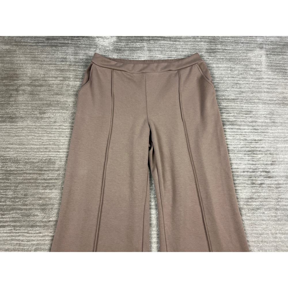 Scoop Lounge Set Womens XL Taupe Brown‎ Sweatshirt Wide Leg Pants 2pc SC018698 - Picture 15 of 16